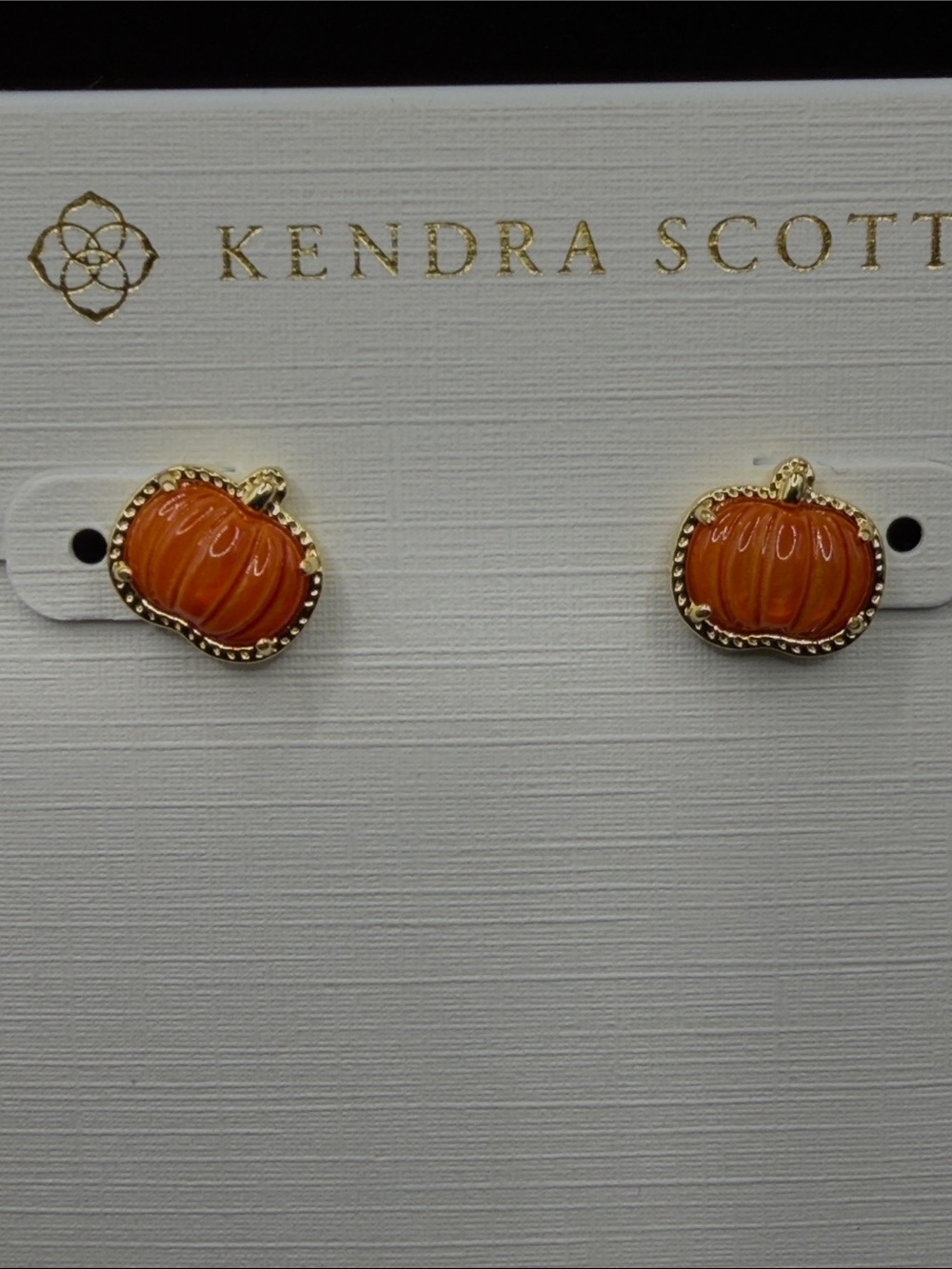 Kendra Scott Pumpkin Stud Earrings (79)